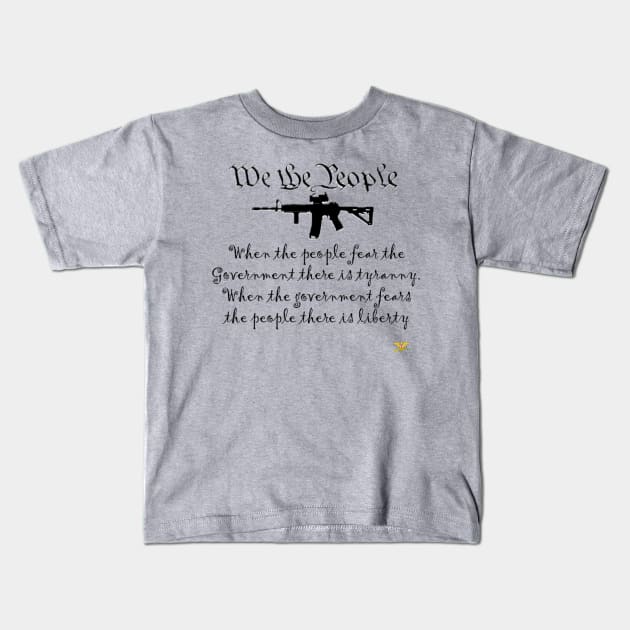 We The People 2 Kids T-Shirt by disposable762